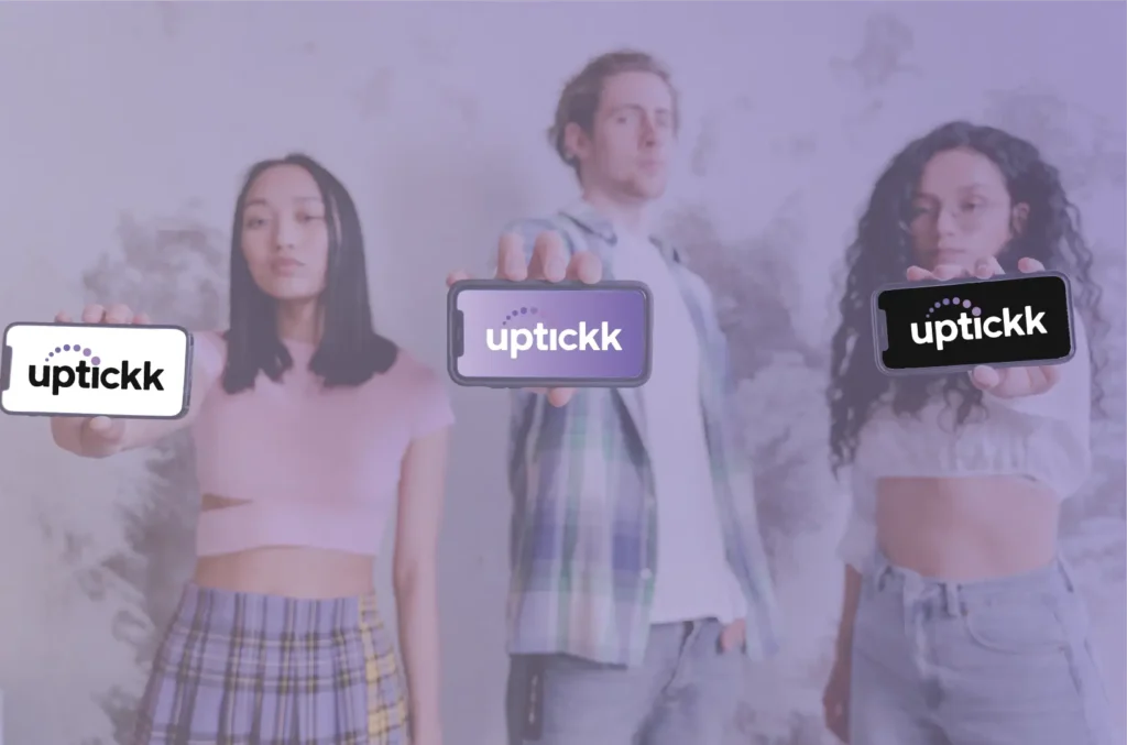 Uptickk Phone Screens