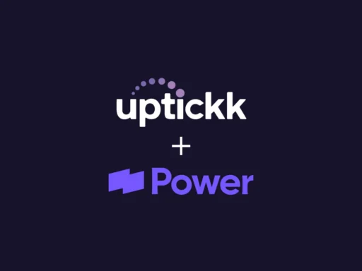 uptickk and Power Digital partnership lockup