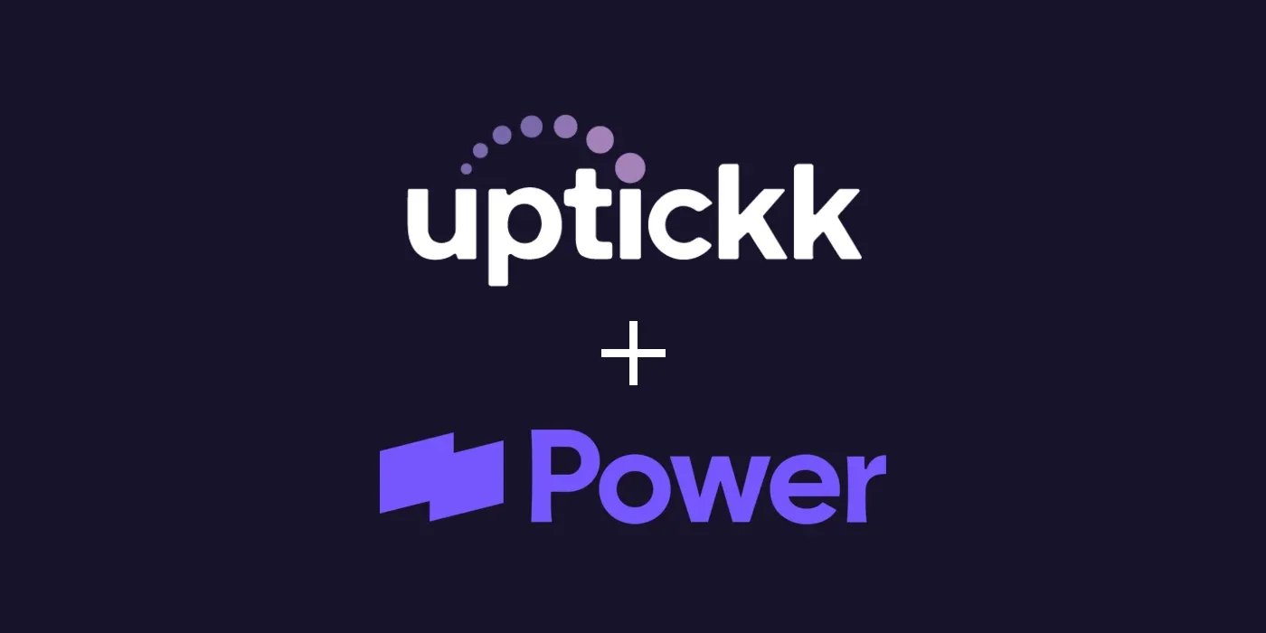 uptickk and Power Digital partnership lockup